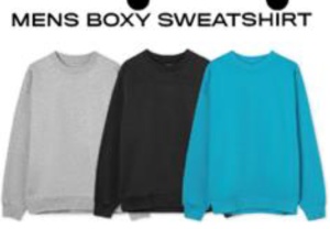 MENS BOXY SWEATSHIRT - Img 2