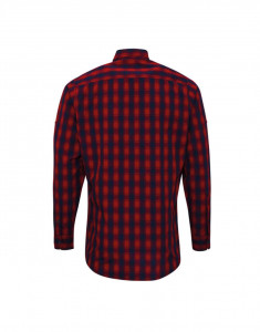 'MULLIGAN' CHECK - MEN'S LONG SLEEVE COTTON SHIRT - Img 1
