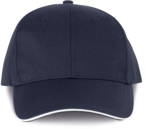 OEKOTEX CERTIFIED 6 PANELS CAP WITH SANDWICH PEAK - Img 4