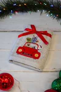 OLIMA CHRISTMAS TOWEL - CHRISTMAS SHOPPING - Img 2