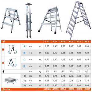 SCARA DOPPLO DUBLA 2X8 TREPTE - Img 8