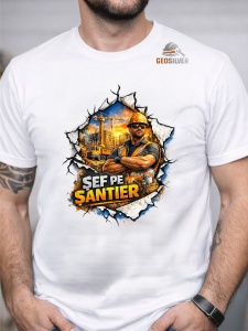 Tricou personalizat - Sef de santier 1