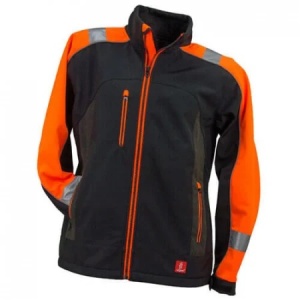 Urgent Trail - Jacheta softshell reflectorizanta, rezistenta la ploaie si vant, HI-VIS - Img 3