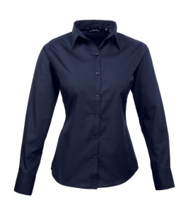 WOMEN'S LONG SLEEVE POPLIN BLOUSE - Img 5