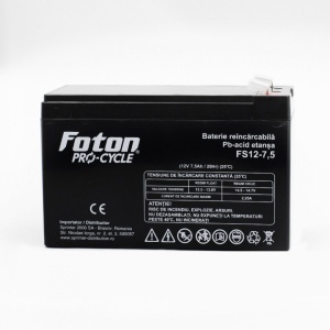 Acumulator Foton FS12-7.5 12V 7.5Ah - Img 4