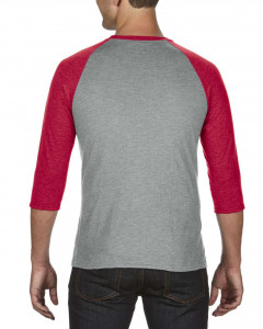 ADULT TRI-BLEND ¾ SLEEVE RAGLAN TEE - Img 4