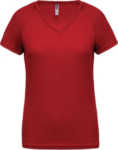 LADIES’ V-NECK SHORT SLEEVE SPORTS T-SHIRT - Img 7