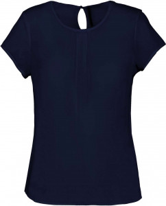 LADIES' SHORT-SLEEVED CREPE BLOUSE - Img 2