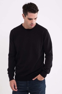 MEN’S CREW NECK FINE GAUGE COTTON PULLOVER - Img 2
