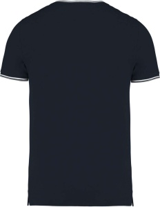 MEN'S PIQUÉ KNIT V-NECK T-SHIRT - Img 9
