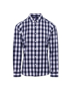 'MULLIGAN' CHECK - WOMEN'S LONG SLEEVE COTTON SHIRT - Img 7