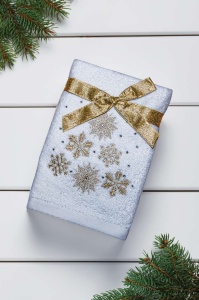 OLIMA CHRISTMAS TOWEL - SNOWFLAKES I - Img 2