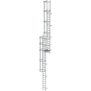 SCARA DE ACCES / EVACUARE / INCENDIU, ALUMINIU, DIN 14094-1, 10,92m