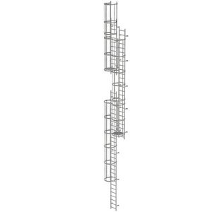 SCARA DE ACCES / EVACUARE / INCENDIU, ALUMINIU, DIN 14094-1, 14,00m