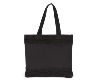 SHOPPING BAG IN COTTON AND WOVEN JUTE THREADS - Img 2