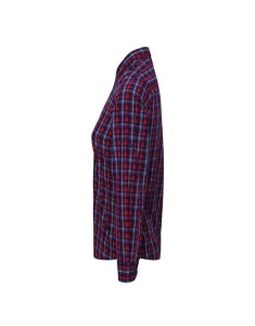 'SIDEHILL' CHECK - WOMEN'S LONG SLEEVE COTTON SHIRT - Img 4