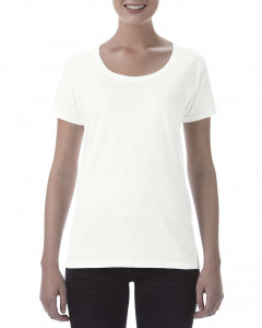 SOFTSTYLE® LADIES' DEEP SCOOP T-SHIRT - Img 1