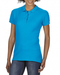 SOFTSTYLE® LADIES' DOUBLE PIQUÉ POLO - Img 2
