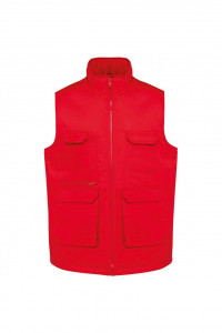 UNISEX PADDED MULTI-POCKET POLYCOTTON VEST - Img 6