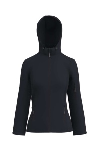 WOMEN’S 3-LAYER DETACHABLE HOODED SOFTSHELL JACKET - Img 3