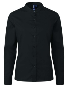 WOMEN’S BANDED COLLAR 'GRANDAD' SHIRT - Img 3