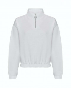 WOMEN'S CROPPED 1/4 ZIP SWEAT - Img 1