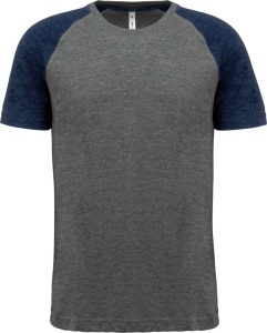 ADULT TRIBLEND TWO-TONE SPORTS SHORT-SLEEVED T-SHIRT - Img 3