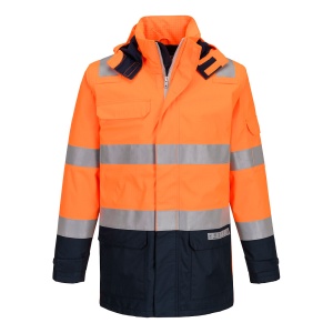 Bizflame Rain+ Hi-Vis Light Arc Jacket