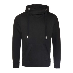 CROSS NECK HOODIE