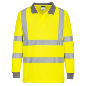 Eco Hi-Vis L/S Polo (6 pack)