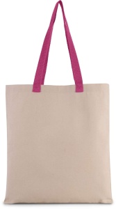 FLAT CANVAS SHOPPER WITH CONTRAST HANDLE - Img 8