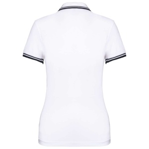 LADIE'S SHORT-SLEEVED POLOSHIRT WITH CONTRASTING PIPING - Img 28