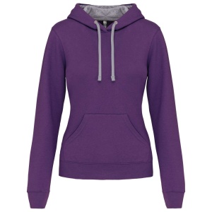LADIES’ CONTRAST HOODED SWEATSHIRT - Img 11