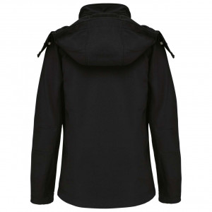 LADIES' DETACHABLE HOODED SOFTSHELL JACKET - Img 1
