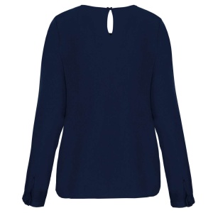 LADIES' LONG-SLEEVED CREPE BLOUSE - Img 5