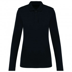 LADIES' LONG-SLEEVED SUPIMA® POLO SHIRT - Img 3