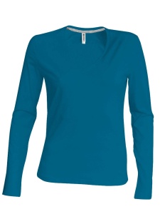 LADIES' LONG-SLEEVED V-NECK T-SHIRT - Img 8