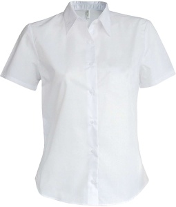 LADIES' SHORT-SLEEVED OXFORD SHIRT