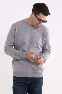 MEN’S CREW NECK FINE GAUGE COTTON PULLOVER - Img 3