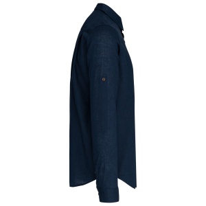 MEN'S LONG SLEEVE LINEN AND COTTON SHIRT - Img 4