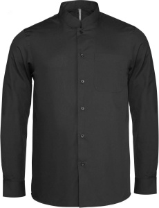 MEN'S LONG-SLEEVED MANDARIN COLLAR SHIRT