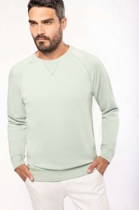 MEN'S ORGANIC COTTON CREW NECK RAGLAN SLEEVE SWEATSHIRT - Img 10