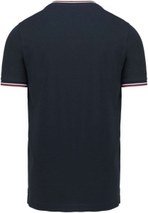 MEN'S PIQUÉ KNIT V-NECK T-SHIRT - Img 11