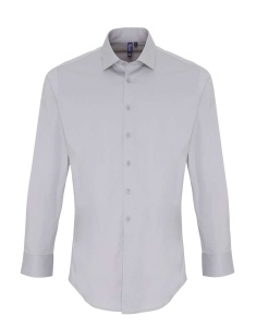 MEN'S STRETCH-FIT COTTON POPLIN LONG SLEEVE SHIRT - Img 8