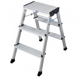 PLATFORMA ROLLY PLIABILA DUBLA ALU NATUR 2X3 TREPTE - Img 1