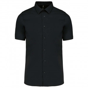 SHORT-SLEEVED COTTON/ELASTANE SHIRT - Img 3