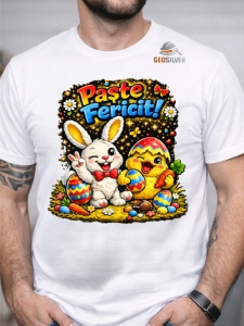 Tricou personalizat - Paste fericit - Img 2