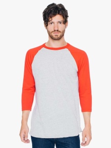 UNISEX POLY-COTTON 3/4 SLEEVE RAGLAN T-SHIRT - Img 5