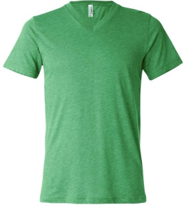 UNISEX TRIBLEND SHORT SLEEVE V-NECK TEE - Img 2