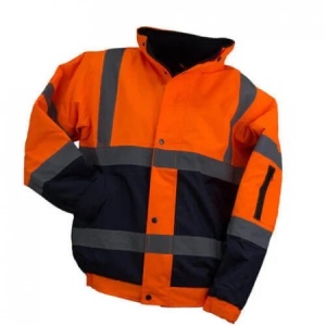 Urgent HSV- Geaca de lucru Bomber HI-VIS, rezistenta la apa - Img 2